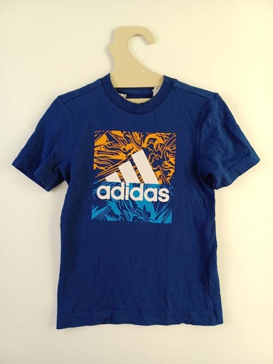[240500160] Adidas t-shirt bleu - 5/6 ans