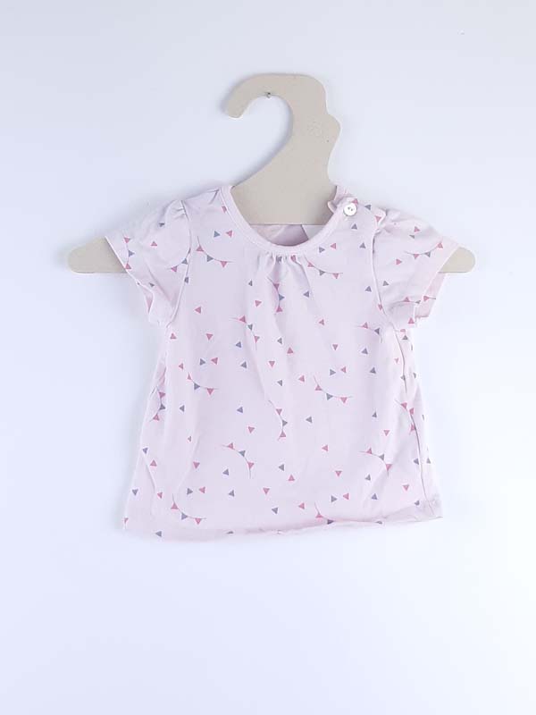 Noukies T-shirt CM rose - 3 mois