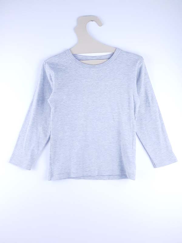 Petit Bateau T-shirt LM gris - 6 ans