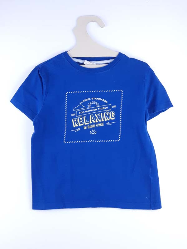 Cyrillus T-shirt bleu CM - 6 ans