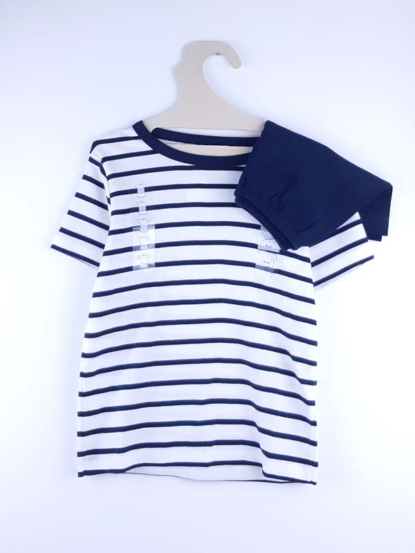 Petit Bateau Pyjama été bleu - 6 ans