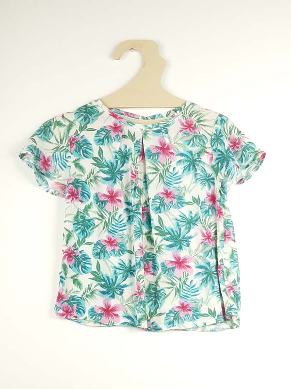 Pauline B Blouse verte - 4 ans