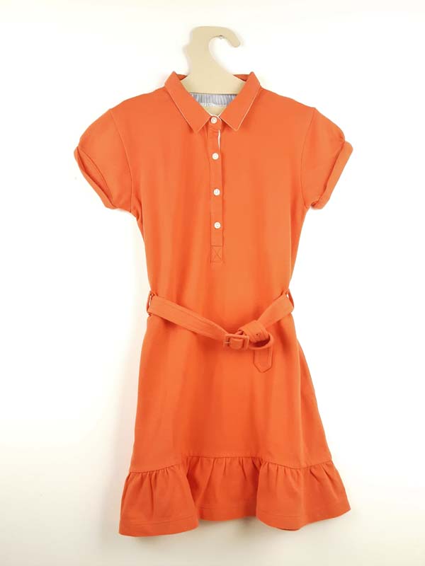 Buissonnière Robe orange - 10 ans