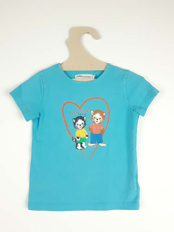 Filou and friends T-shirt CM bleu - 6 ans