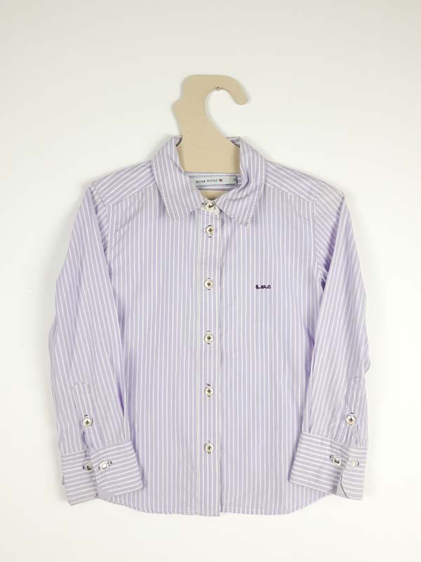 River Woods Chemise LM mauve - 6 ans