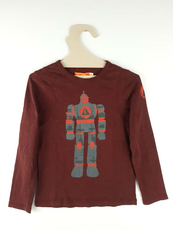 Fred & Ginger T-shirt LM bordeaux - 6 ans