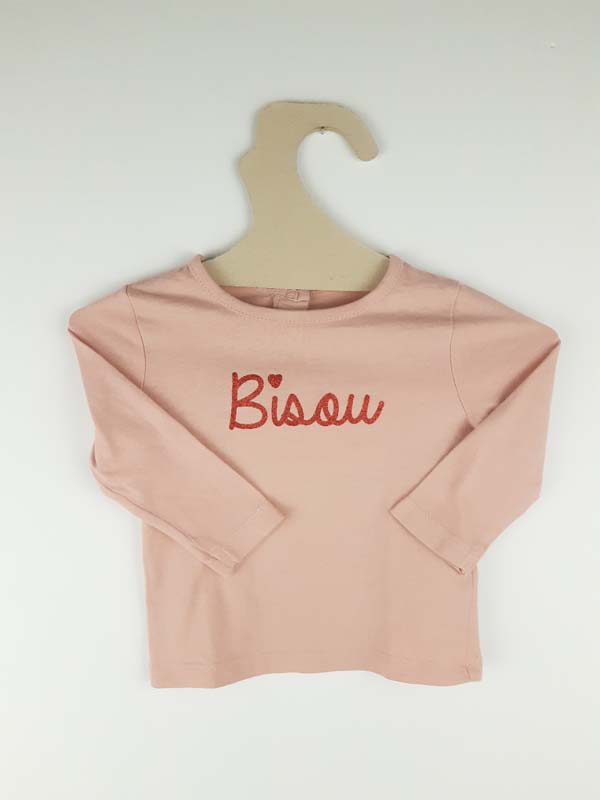 JBC T-shirt LM rose - 6 mois