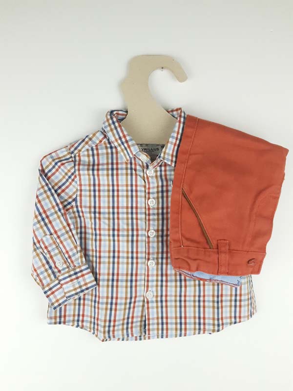 Cyrillus Ensemble orange - 6 mois