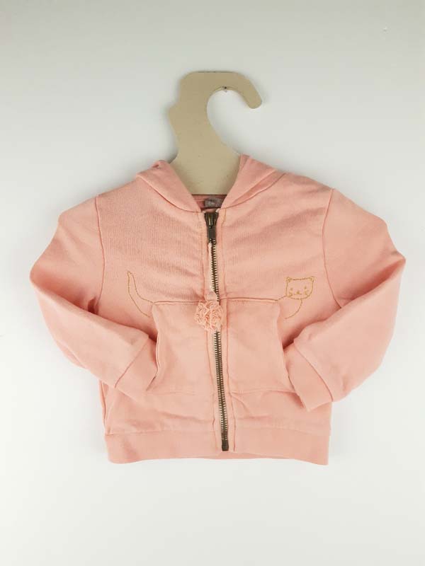 Emile et Ida Gilet rose - 6 mois