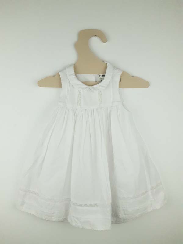 Cyrillus Robe blanche - 12 mois