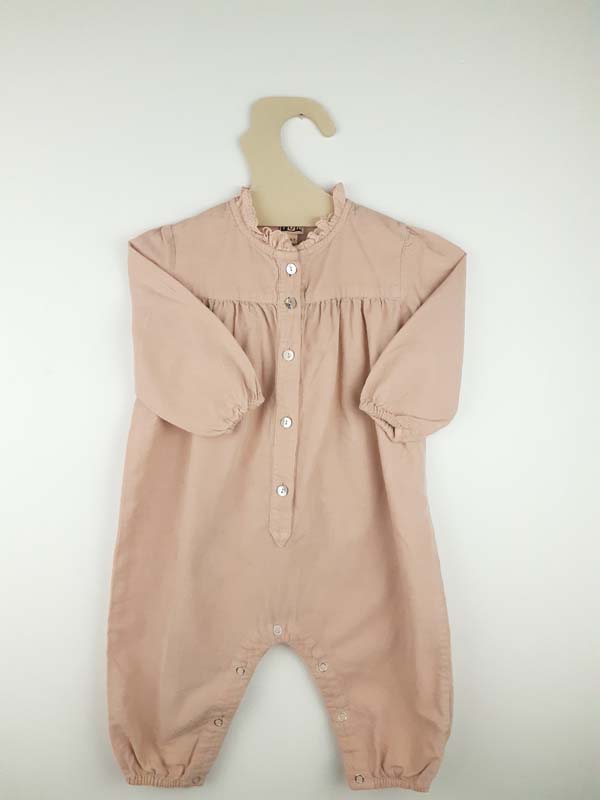 Bonton Salopette rose - 12 mois