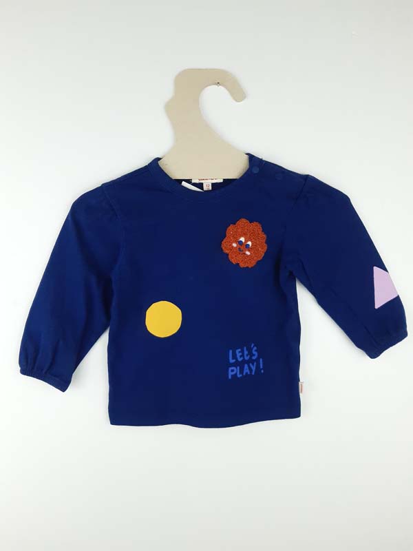 Catimini T-shirt LM bleu - 12 mois