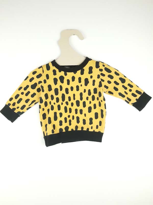 Stay Cute pull jaune et noir - 12 mois