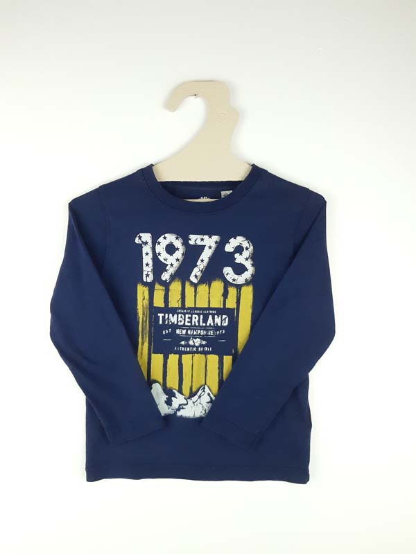 Timberland T-shirt LM bleu - 4 ans