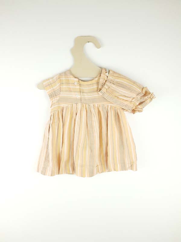 Gocco Robe + bloomer saumon - 6/9 mois