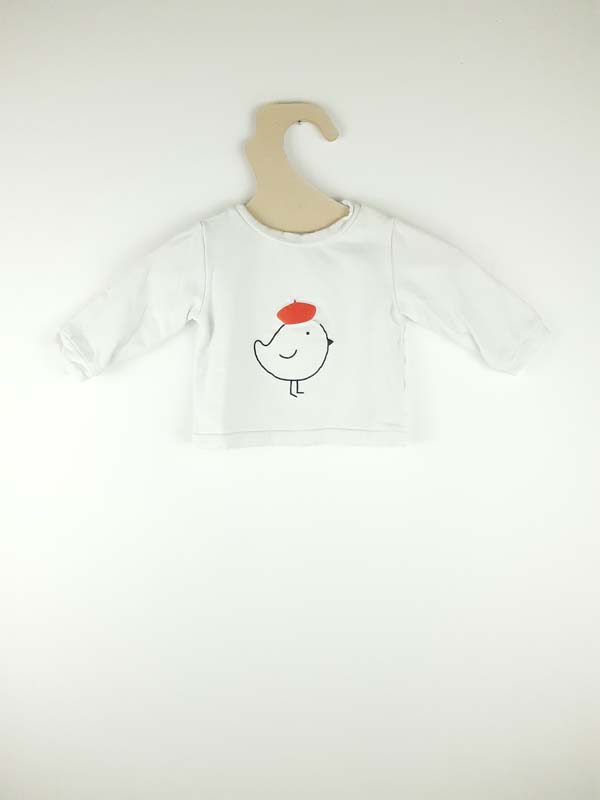 Jacadi Pull blanc - 6 mois