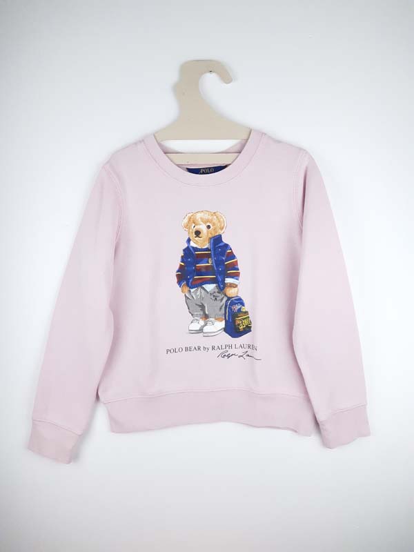 Ralph Lauren Pull rose - 8 ans