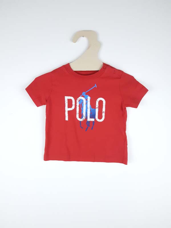 Ralph Lauren t-shirt rouge - 9 mois