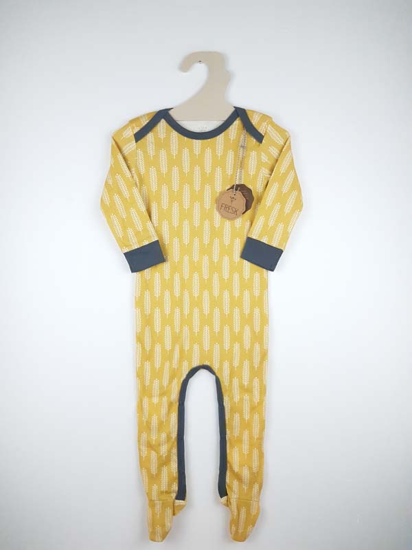 Fresk Pyjama jaune 6/12 mois