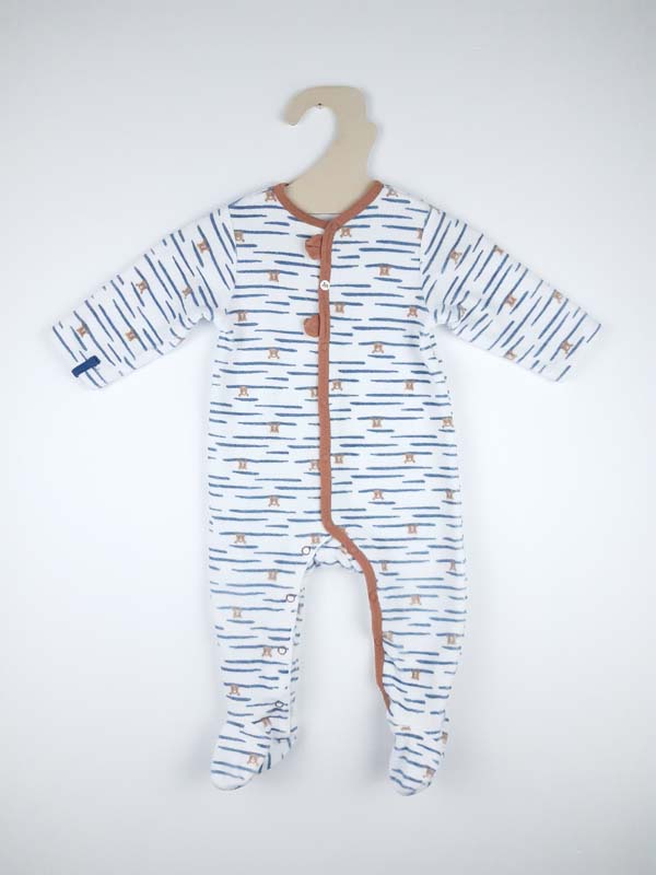 Noukies Pyjama hiver bleu - 6 mois