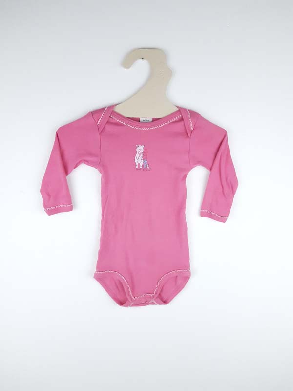 Petit Bateau Body rose - 9 mois