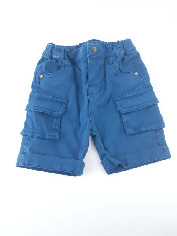 Noukies Short bleu - 9 mois
