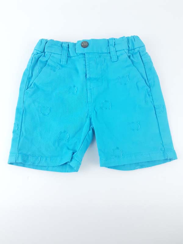 Noukies Short bleu - 9 mois