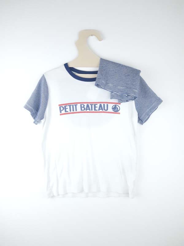 Petit Bateau Pyjama bleu - 8 ans