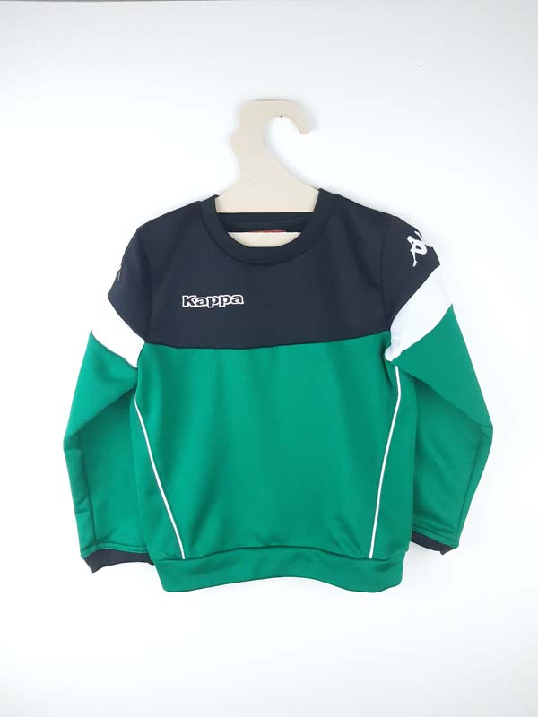 Kappa Pull noir et vert - 6 ans