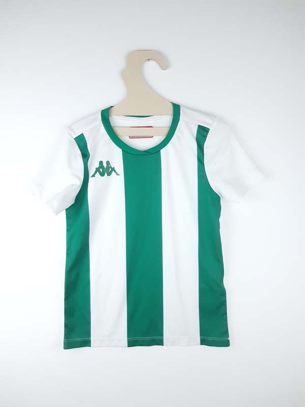 Kappa T-shirt blanc et vert - 8 ans
