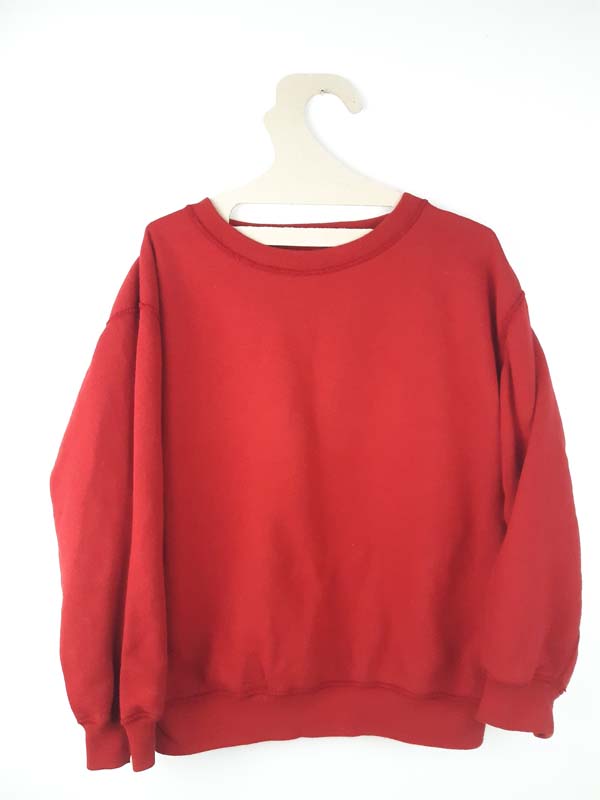 Bonjour Maurice Pull rouge - 7/8 ans