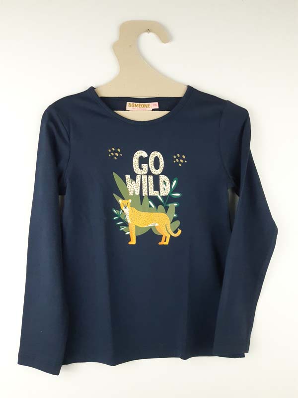 Someone T-shirt LM bleu - 6 ans