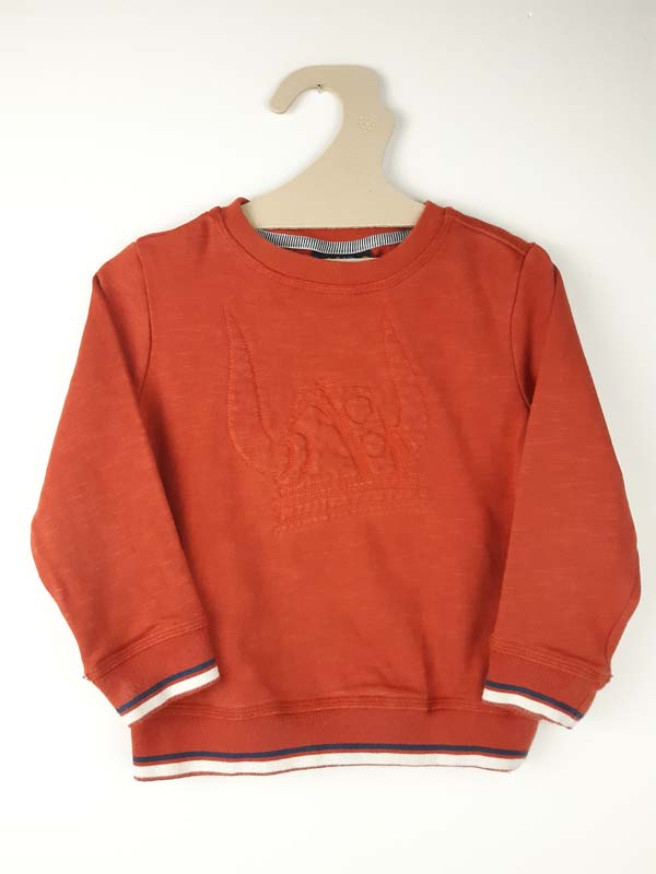 JBC Pull orange - 4 ans