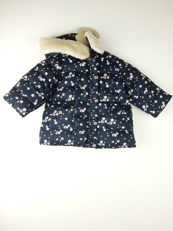 Petit Bateau Manteau bleu - 6 mois
