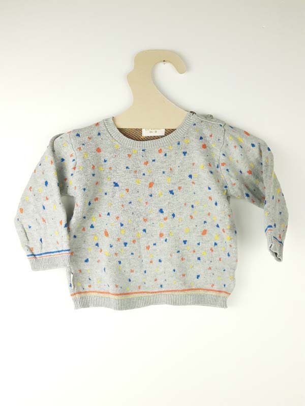 Zoé Mommen Pull gris - 12 mois