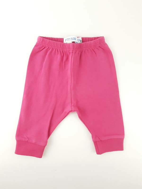 P'tit filou legging rose - 0 mois