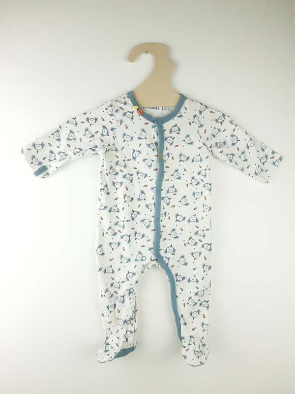 Noukies Pyjama bleu - 3 mois