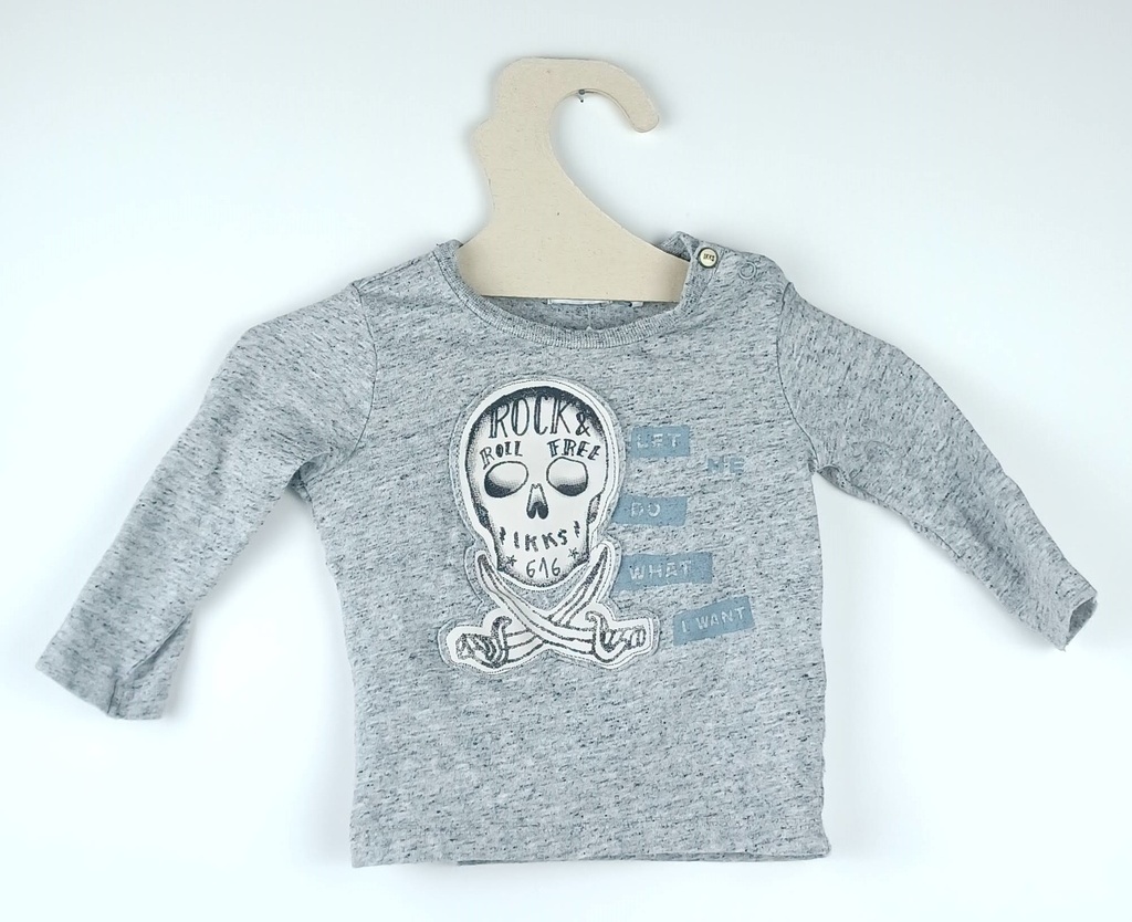 IKKS T-shirt LM 6 mois - gris