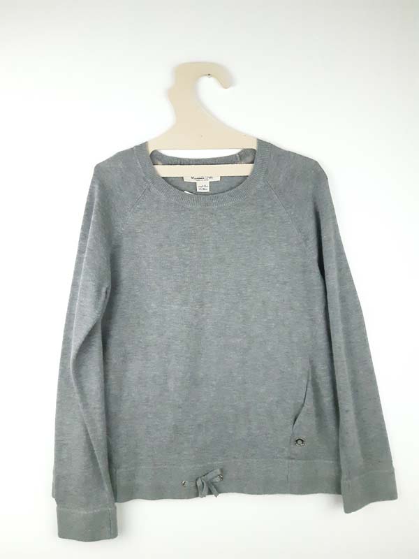 Massimo Dutti Pull gris - 9/10 ans