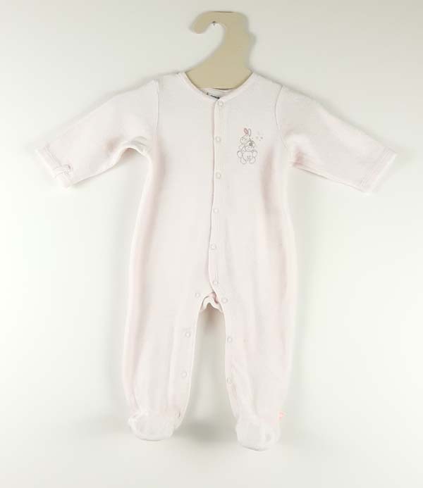 Noukies pyjama en velours 6M - Rose