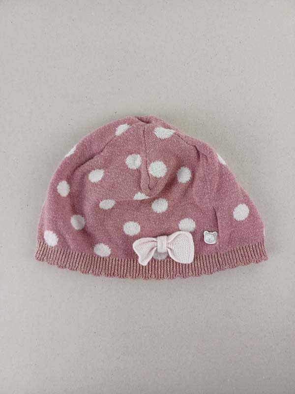 Noukies bonnet mauve à pois - 3/4 ans