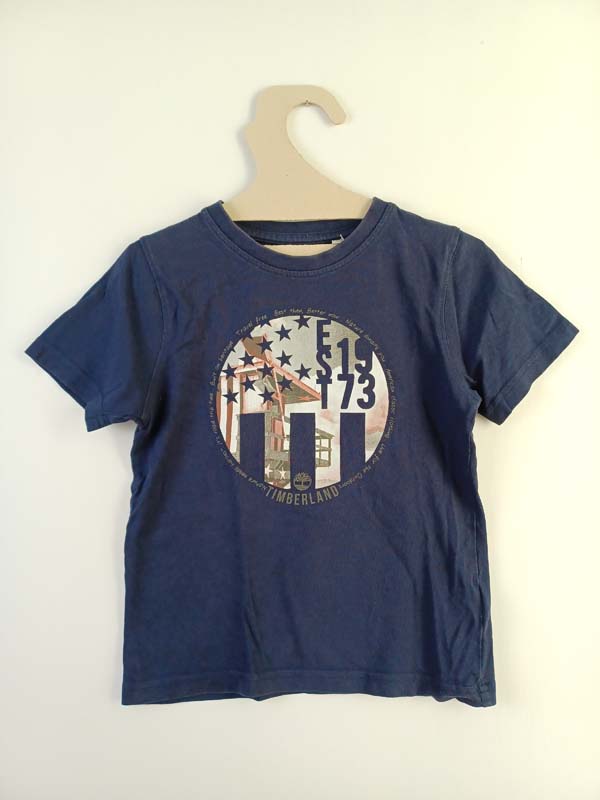Timberland t-shirt bleu - 6 ans