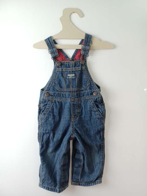 Oshkosh salopette en jeans - 6/9 mois