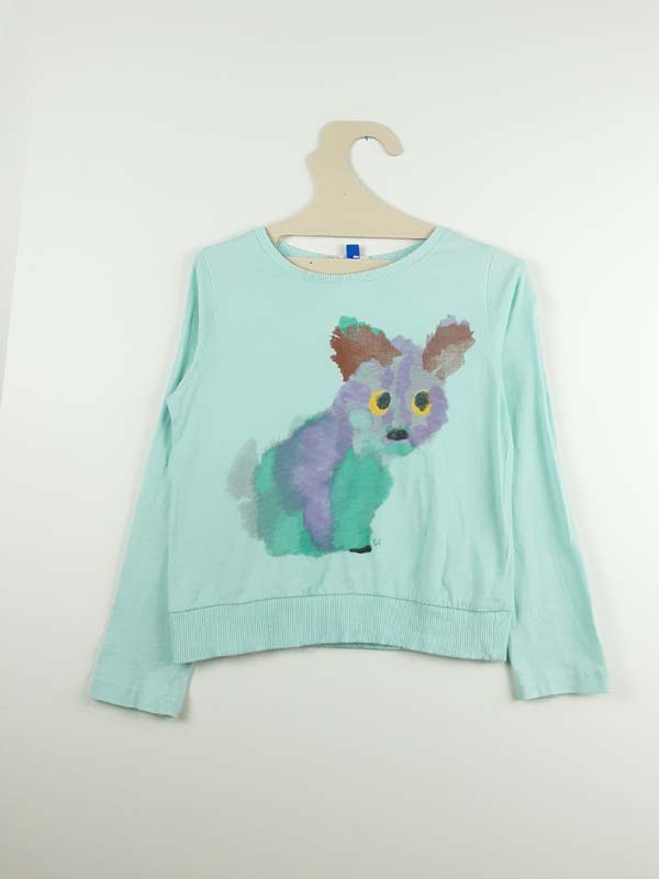 Fred and Ginger T-shirt LM 6 ans - turquoise