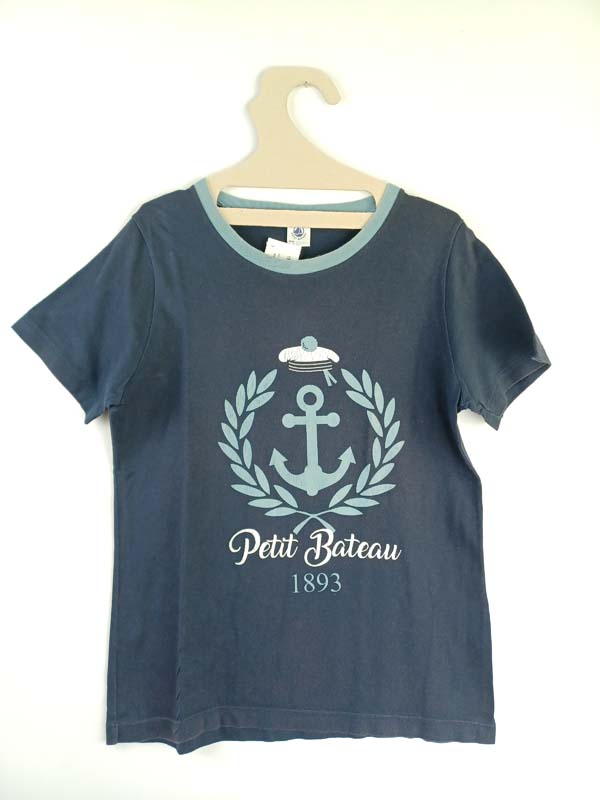 Petit Bateau T-shirt CM bleu - 10 ans