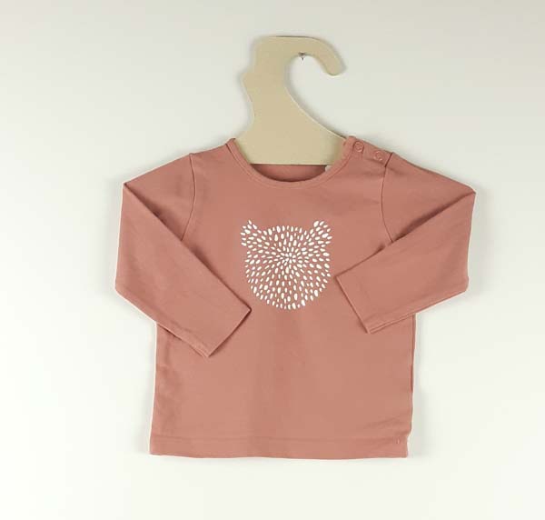 Noukies T-shirt LM 6 mois - rose