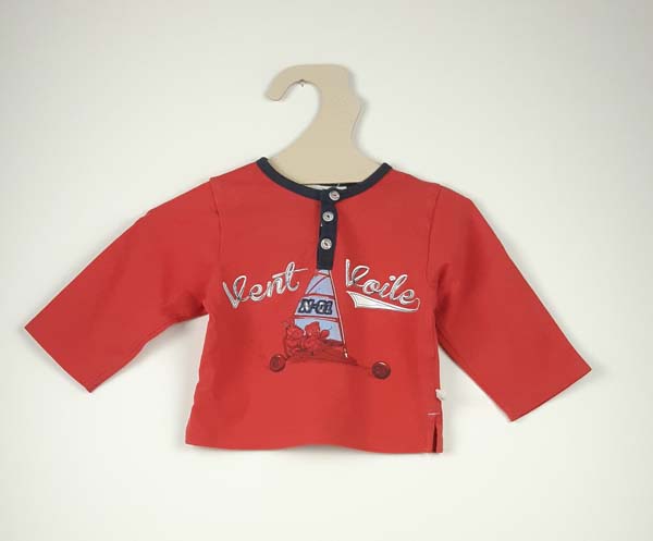 Noukies T-shirt LM 9 mois - rouge