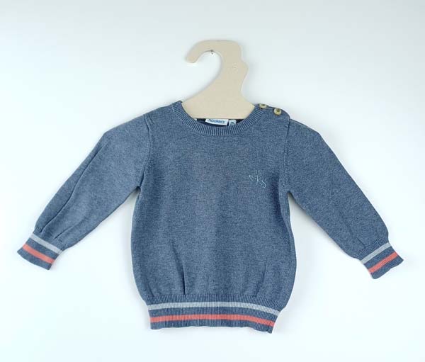 Noukies Pull 9 mois - bleu