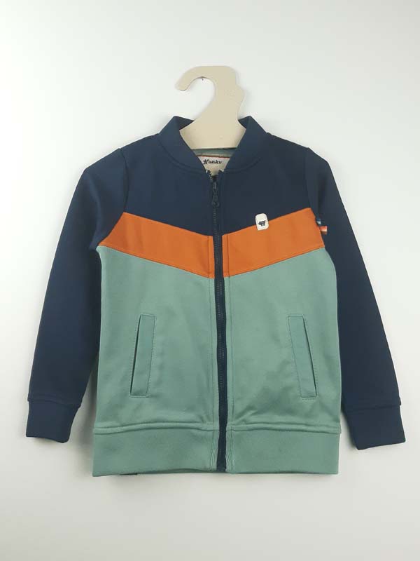 4 Funkey Flavours Gilet bleu - 3 ans