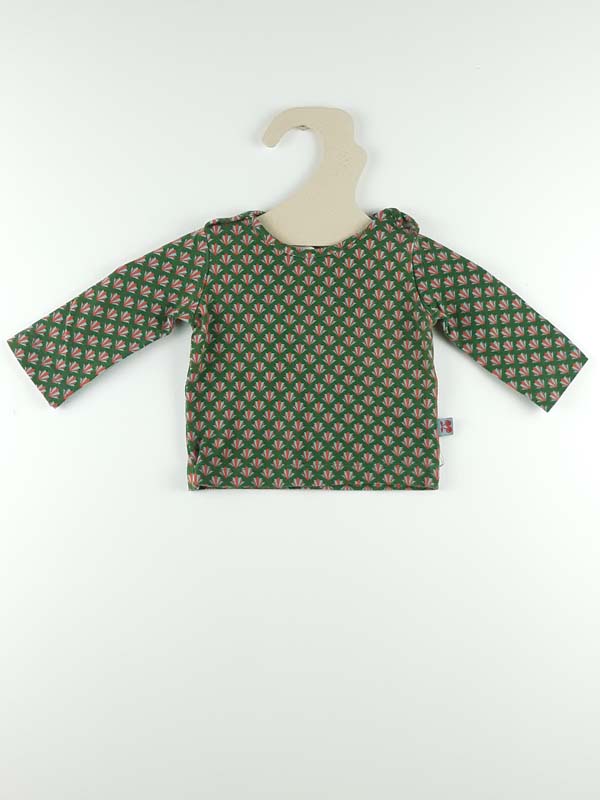 Froy and Dind T-shirt LM vert - 1 mois